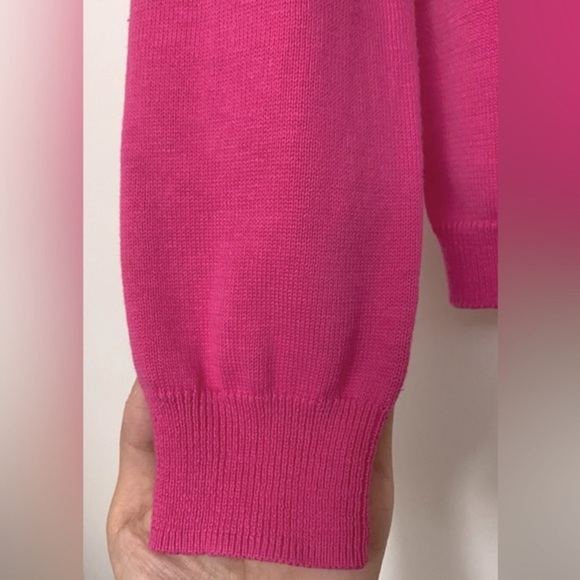 J. Crew Crewcuts Pink Button Down Cotton Cardigan Sweater Size 10 - Picture 6 of 7